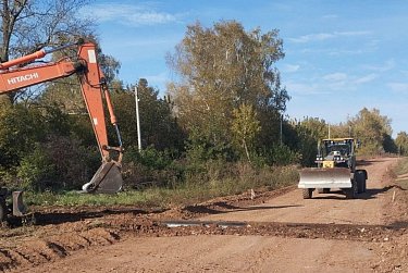 В Красногвардейском районе началось строительство дороги